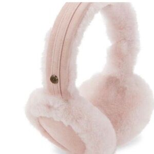 UGG Women's Earmuffs - Water Resistant Sheepskin - Pink. NEVER WORN NO TAGS